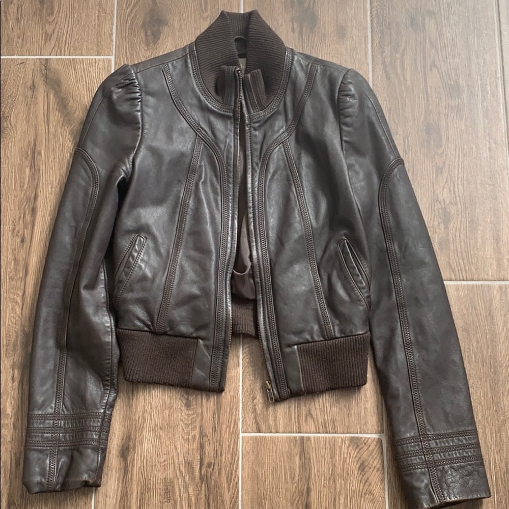 Brown Leather Jacket